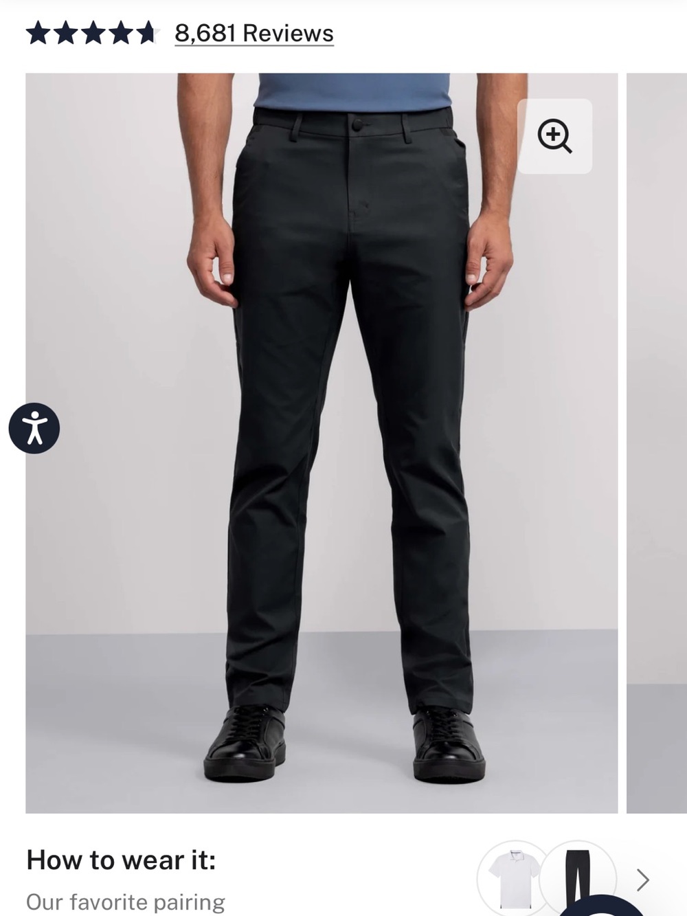 Jack Archer Men’s Jetsetter Tech Pants  Slim Fit Space Black NWT size 35”/32”